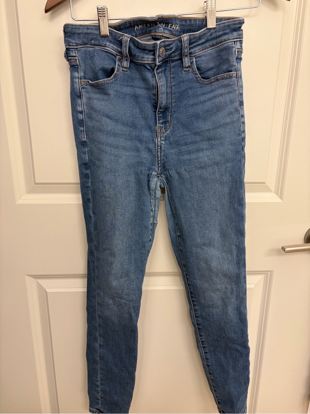 American Eagle Outfitters High-Rise Skinny Jeans - Blue